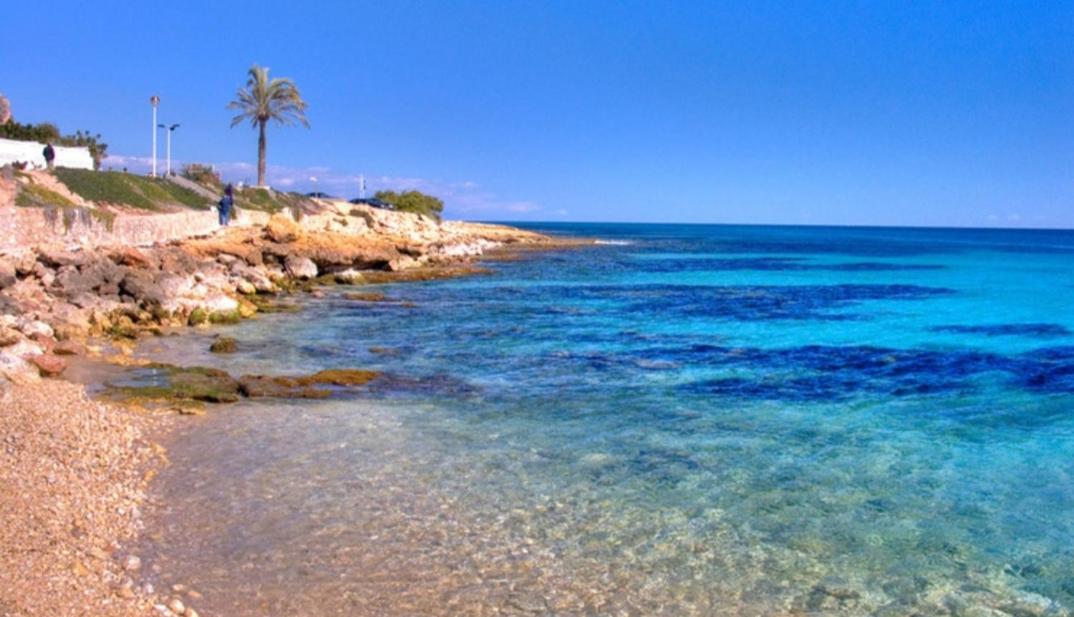 Mediterranean Beach Apartment 180º Sea & Island Views Santa Pola Exterior foto